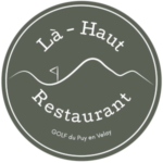 restaurant Là-Haut au golf du Puy en Velay, logo